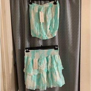 NEW with tag Made in Italy pure cotton. 2pc set Very cute! Great for cruises